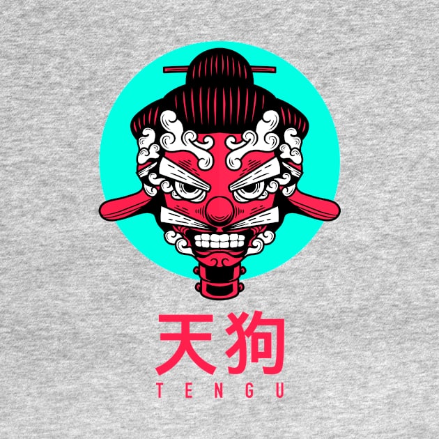 Tengu mask by RizaniKun